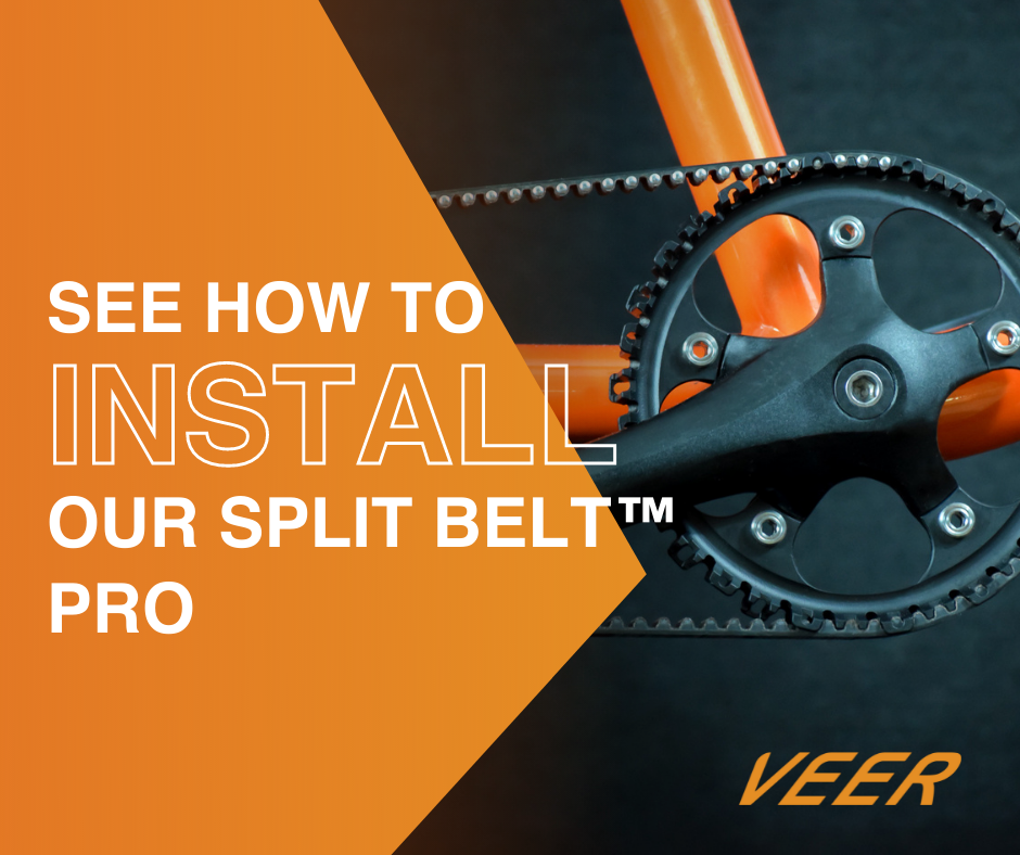 Veer’s Split Belt™️ Installation is as Easy as 1..2..3!